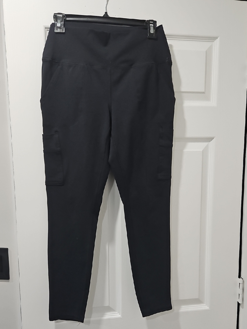 Spyder Black High-Waist Cargo Leggings